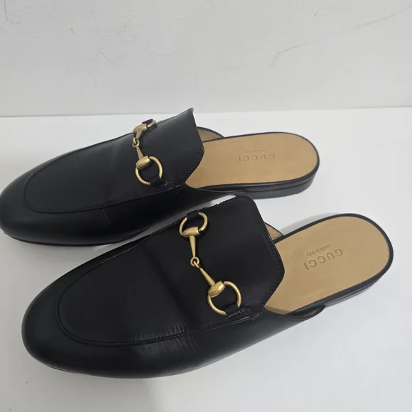 Gucci Princetown Horsebit Leather Mules, Black (Size 38) With Box - Picture 6 of 14
